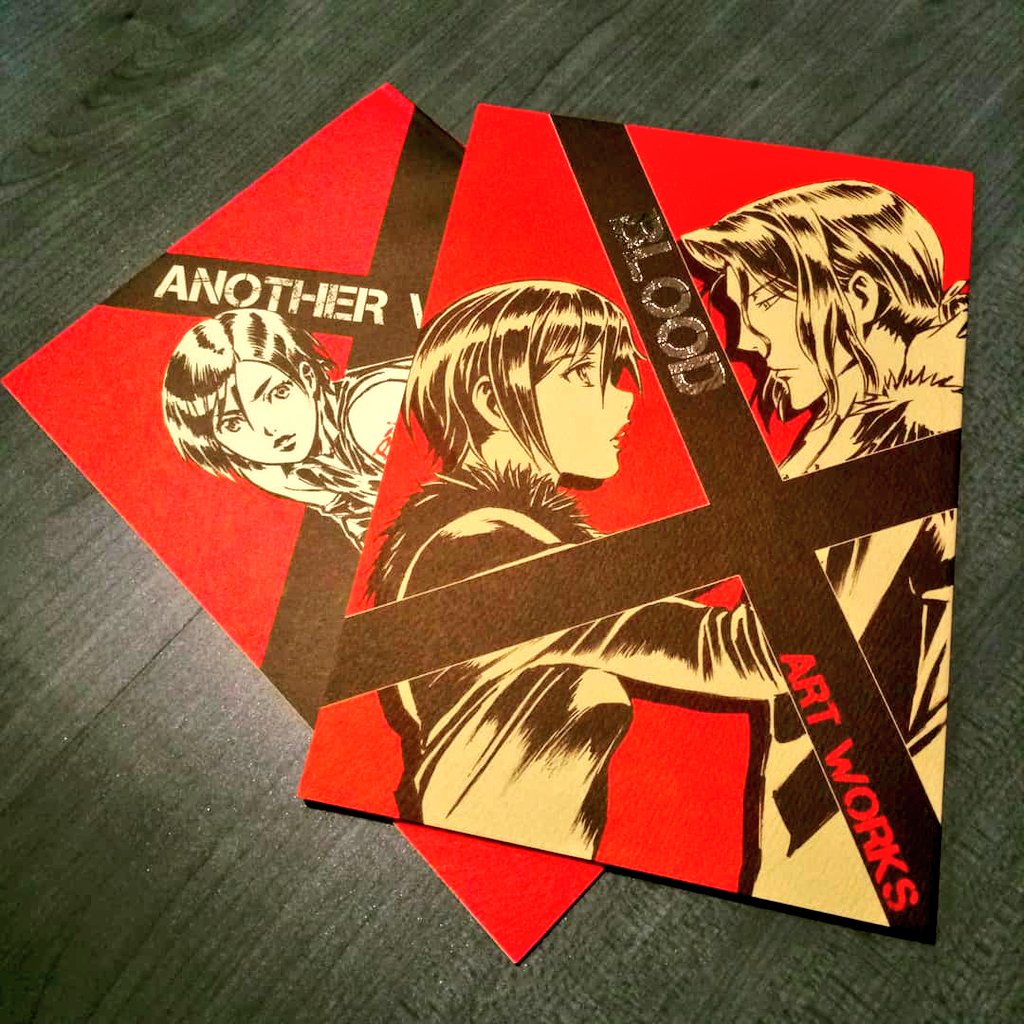 HarutoBooksFR's tweet photo. Immense coup de cœur pour ce doujinshi très rare du chara-designer Ashii Akiharu!
Celui-ci ce concentre sur la série Blood+ et comporte des dessins peu connus, des croquis etc... Une vraie petite merveille pour les fans! https://t.co/3anfckhiF6