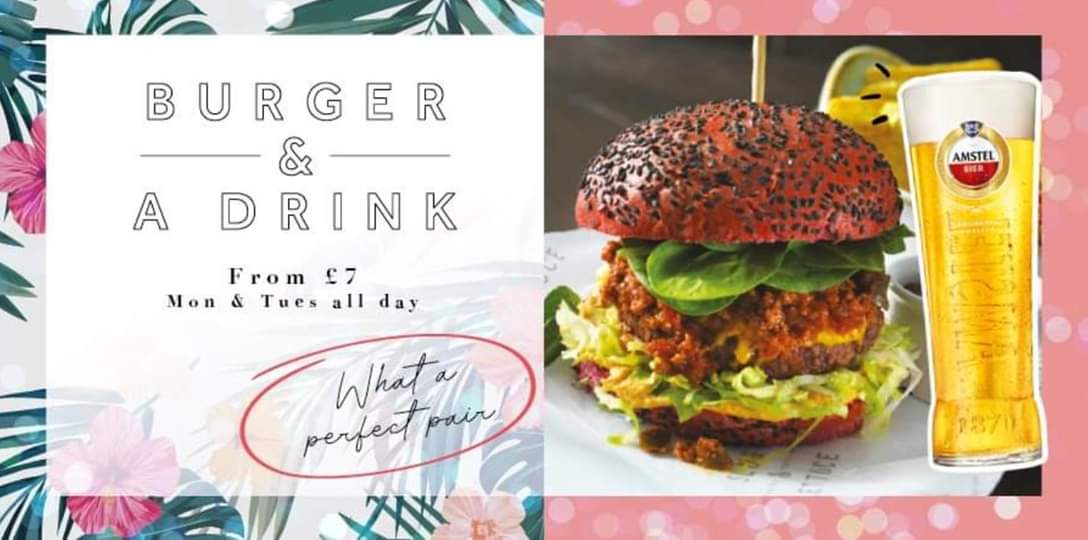 slugwolves's tweet photo. Fancy a burger and a drink for £7?
Check out this offer today 🍔 https://t.co/sNwtAS7Zx8