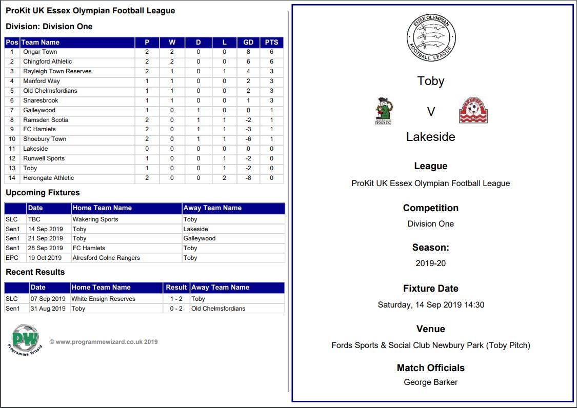 TobyFC_'s tweet image. Our digital programme is ready for this weekends clash with @Lakeside. Please have a read... #programme @programmewizard