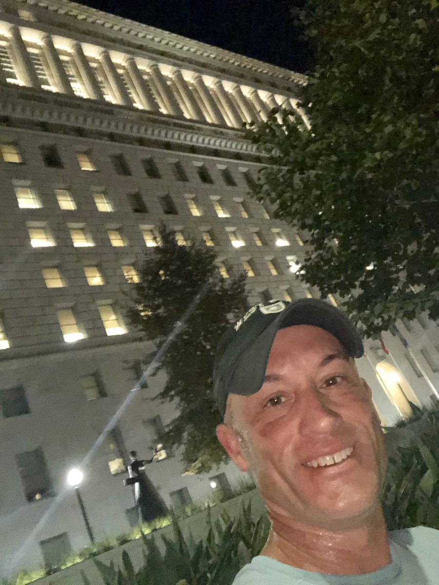 32 years ago today my career with the LASD started in the building pictured behind me.  Thought I’d run by this morning to start the day. 
#asseenonmyrun #LASD