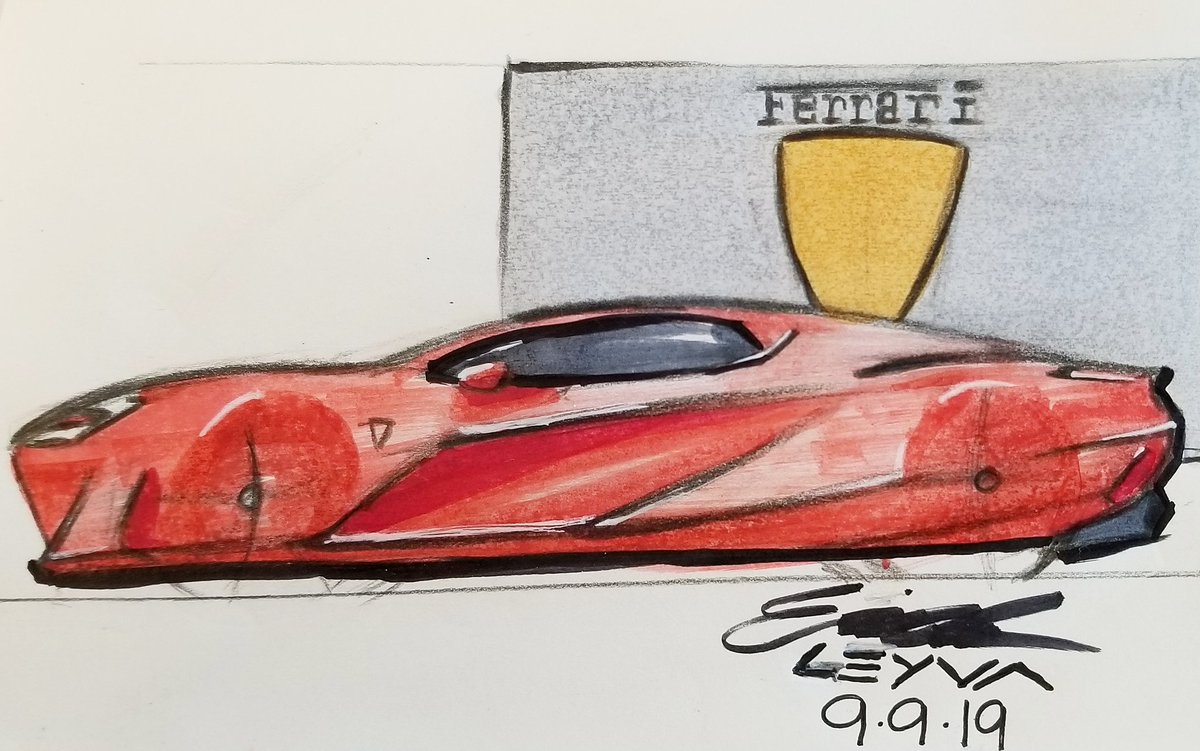 Felt too inspired by that new Ferrari drop
•
#ferrari #sportscar #supercar #luxurycar #transportationdesign #vehicledesign #productdesign #automotivedesign #design #cardesign #cars #rendering #carrendering #copicmarkers @CopicOfficialUS @ScuderiaFerrari @Ferrari @FerrariUSA