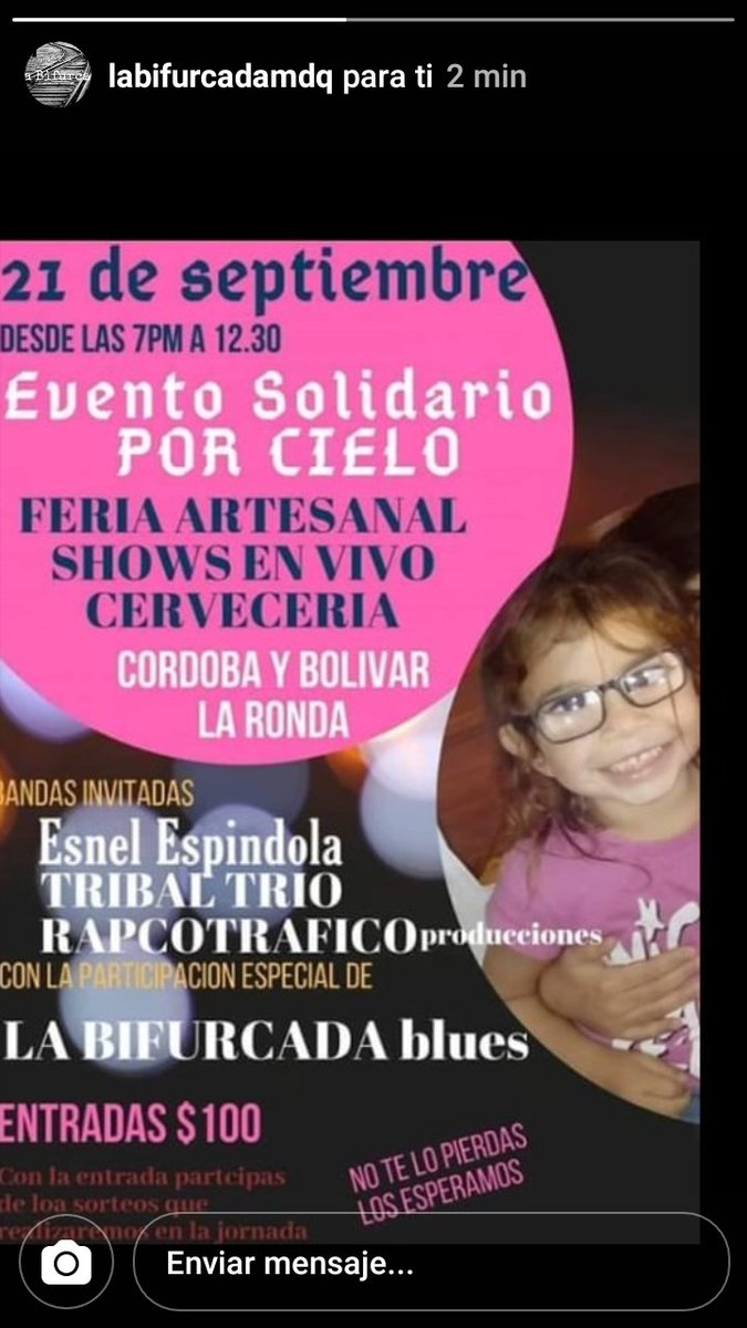 Vaneuma2's tweet photo. TODOS PODEMOS AYUDAR A CIELO !! LOS ESPERAMOS @FuerteDecilo https://t.co/kwco2qgc8L