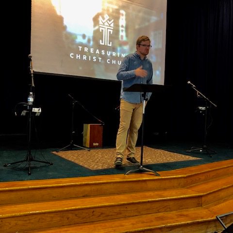 pillarnetwork's tweet photo. Here are some pics from Treasuring Christ's #launchservice yesterday in #AnnArbor #Michigan. Thankful for @msguyer &amp; his core team's commitment! 👊 #sbc19 #churchplanting https://t.co/kQHD4oi0wU