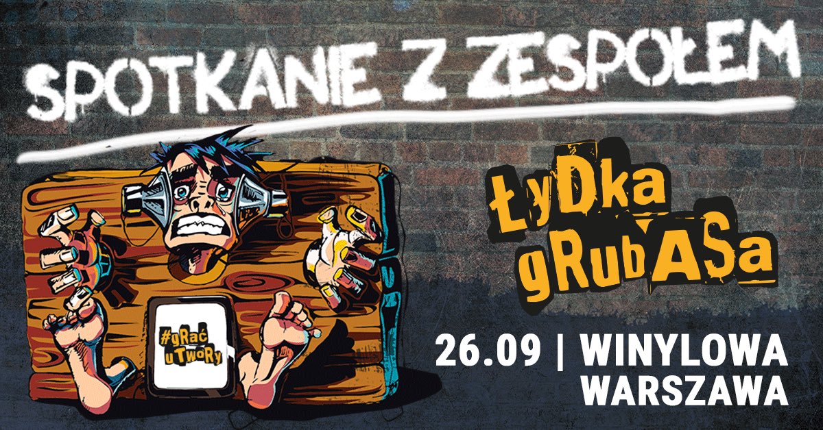 Zapraszamy na spotkanie z nami w Warszawie już 26.09. Pogadamy i programy akustycznie 😎 #uroczatrasa #grejtestszits
