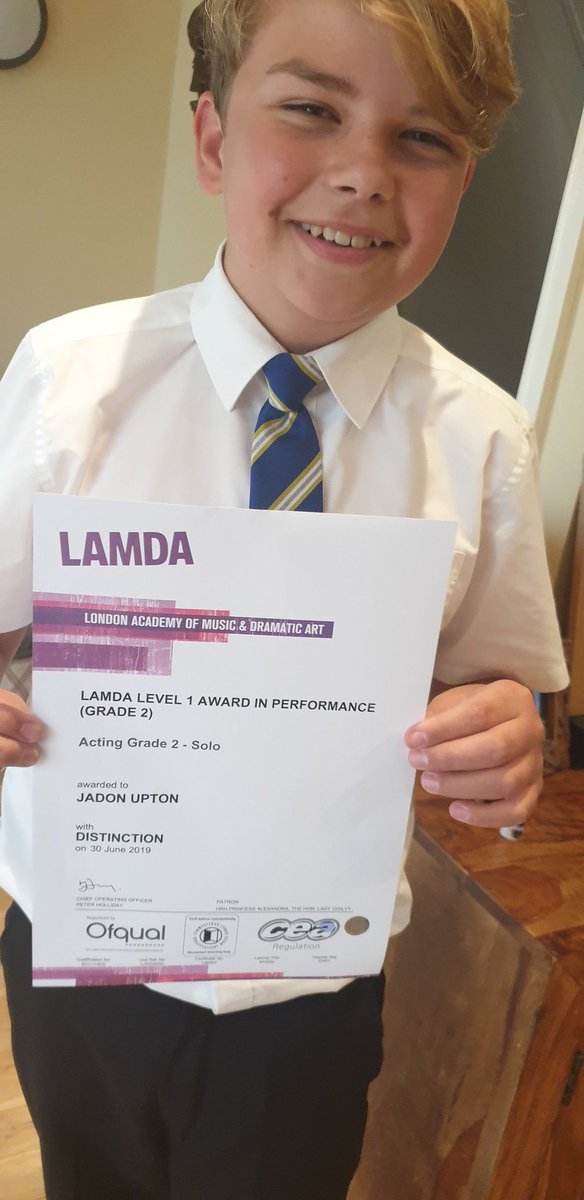 Back to speech and drama and welcomed with my #LAMDA results... another DISTINCTION.. proud of myself #loveacting #childactor #grateful