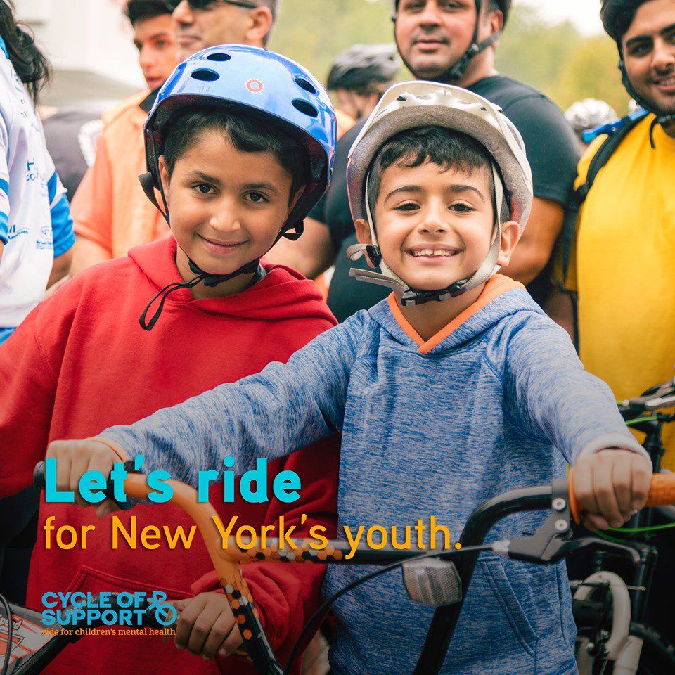 ejelectric's tweet photo. This Sunday, we’re #biking for better #mentalhealth. We’re riding with @cycleofsupport to show our support for children’s mental health services across #NYC and #Westchester. 🚲 Help us #Bike4Good: https://t.co/YSOKs7J7Cv #cycleofsupport https://t.co/BQmzl4cL0o