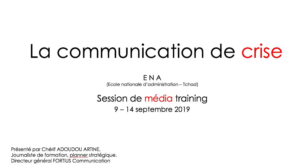 fortius0's tweet photo. Je serai toute la semaine avec un pool de pro des métiers de la #communication pour un média training à l'attention des étudiants de dernière année à l'ENA #Tchad. 
Je présenterai 3 modules
-Techniques de com' orale
-Panorama médias internationaux
-Com' de crise
@YoussoufTerri https://t.co/5Rkh00CY8q