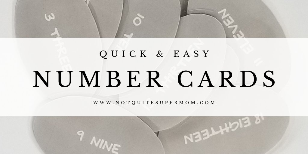 notquitesupermn's tweet image. Are you trying to teach your child their numbers 1-20?  Your child will love playing with this printable number card download! #teachingnumbers #printable #mathprintable #preschool #homeschool #numbercards notquitesupermom.com/quick-and-easy…