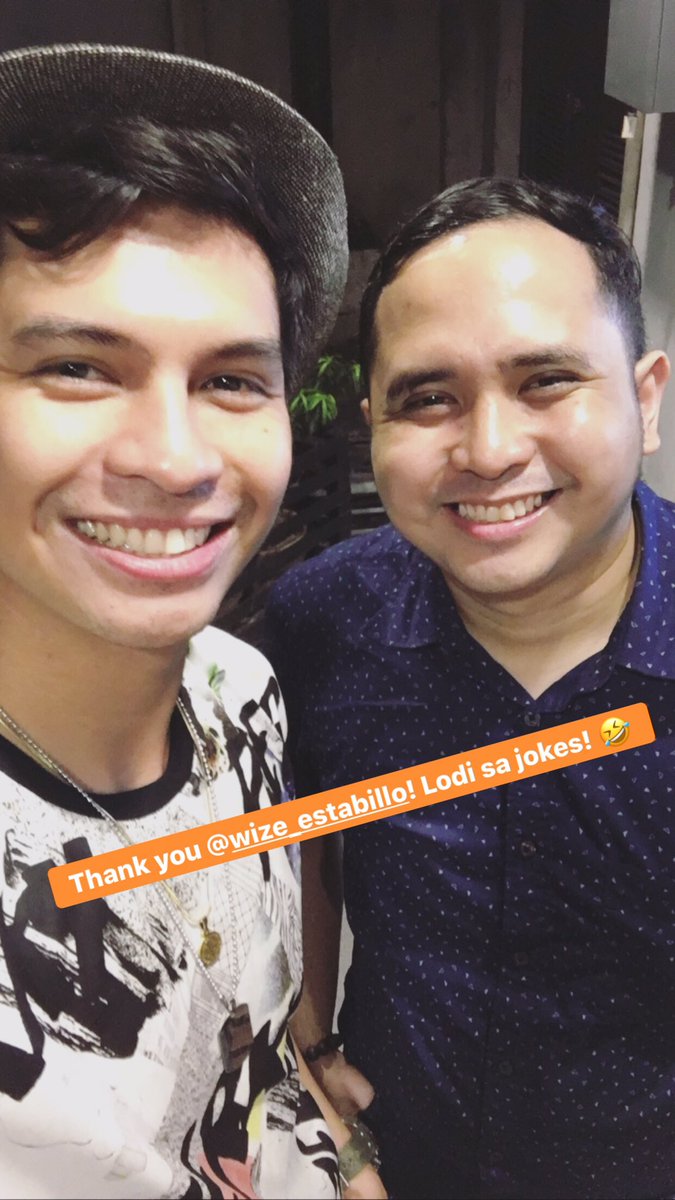 godwinmichael's tweet photo. Thank you @wize_estabillo! Lodi sa jokes! ๐คฃ #TeamWize https://t.co/n21EWF2tqk