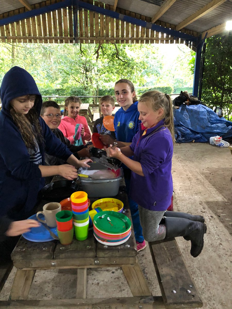 Fed! Washing up time! @Year6T20LTPA