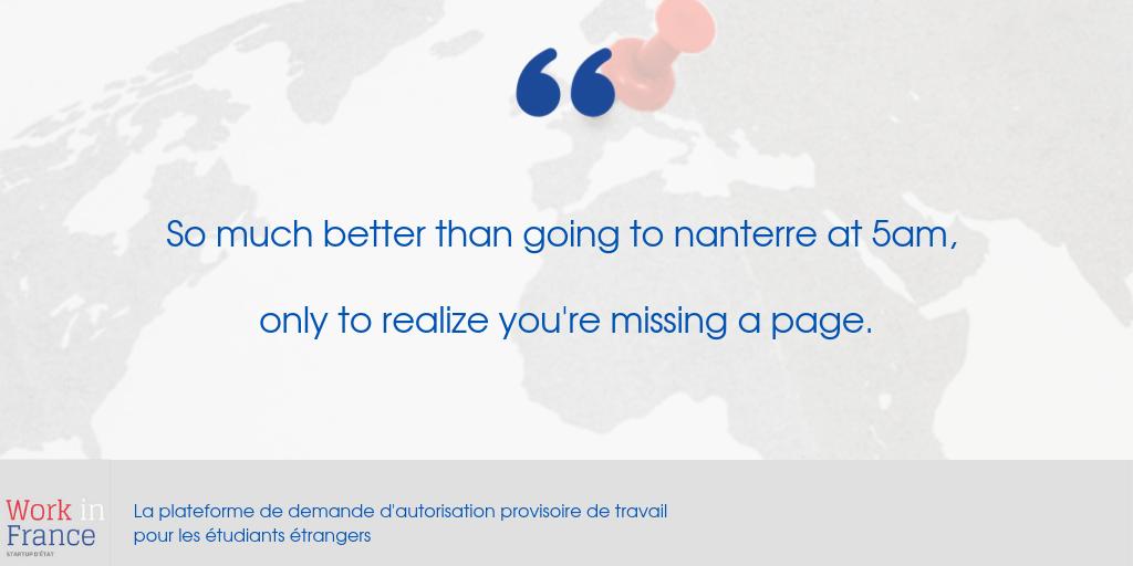 work_in_France's tweet photo. 📁+ 11 400 dossiers déposés
😃Une note de satisfaction moyenne de 9,8/10
👇 Nos usagers n'ont plus besoin de se déplacer pour demander une autorisation provisoire de travail ! 🏃‍♀️🏃‍♂️
@BetaGouv
@businessfrance
@CampusFrance @Cnous_LesCrous @etudiantgouv @CCI_entreprises https://t.co/IA9iKtXAws