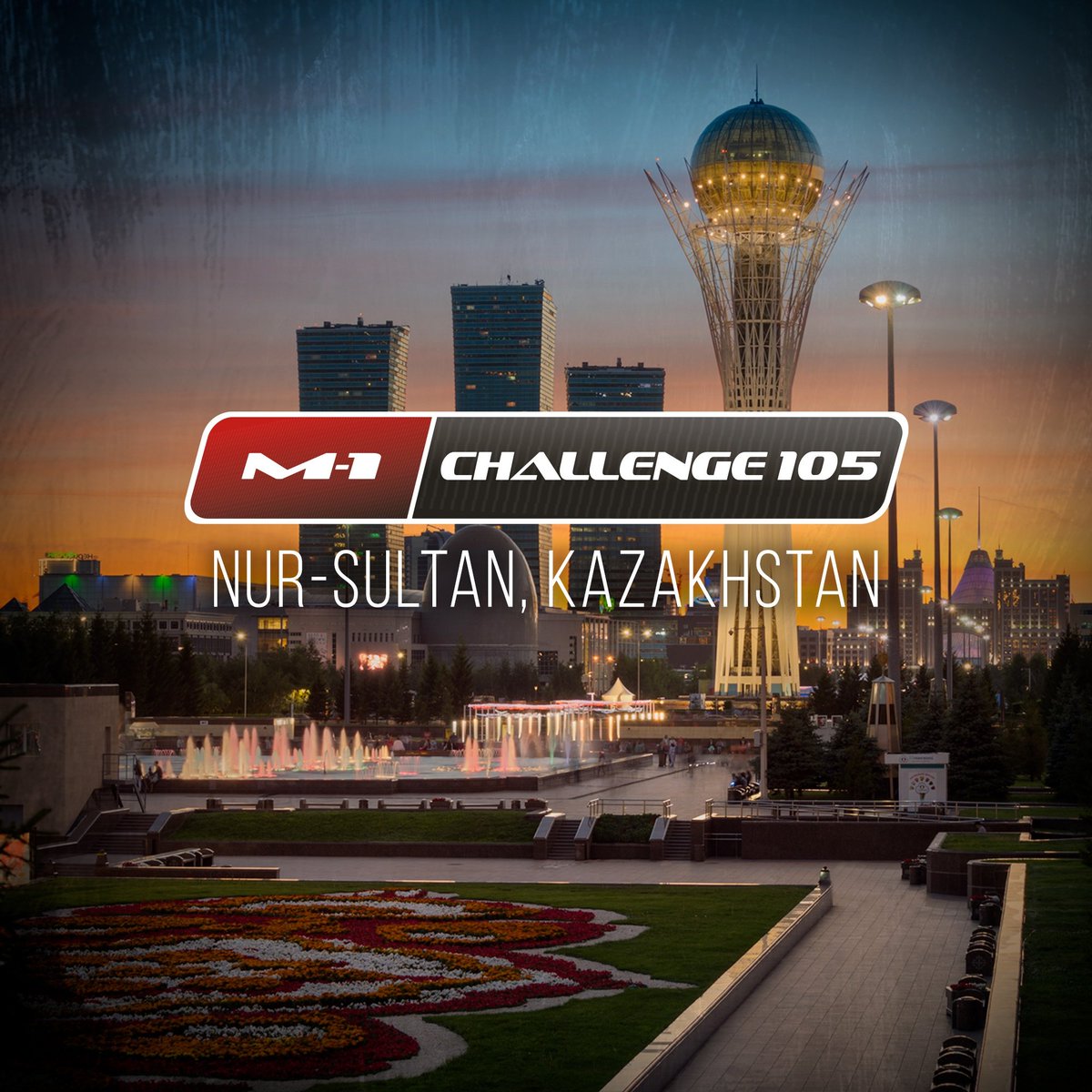 M1GlobalNews's tweet photo. #M1Challenge 105 will be held in the capital of #Kazakhstan #NurSultan! Wait for the official announcement!
Who would you like to see fighting at this show? https://t.co/onvT1JMVS8