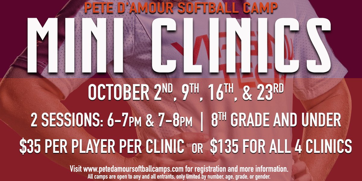 Mini clinics will be held weekly throughout the year! Getting better is all about consistency, so sign up today for consistent improvement! Only 5 spots left! 😱😎💪