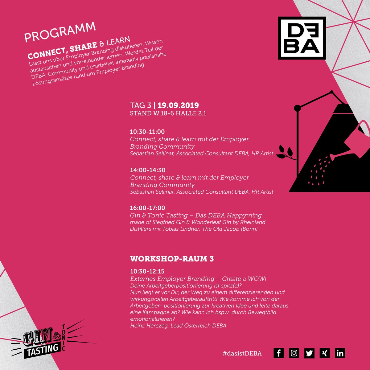 Er ist vorbereitet: euer Treffpunkt #EmployerBranding auf der #ZPEurope19. Connect, share, learn. Strategy Lab, Learning Infusions, Community-Dating, ab 16 Uhr #Gintonic Tasting. Employer Brand Manager/innen, vereint euch im #futureofwork Village in Halle 2.1, Stand W.18-6.