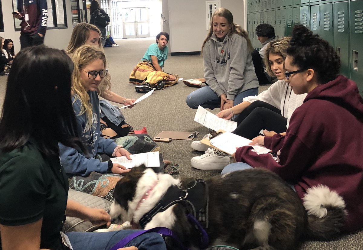 The best parts of my day today are getting to learn from @kphs_rasberry Ms. Raspberry’s English 4 classes