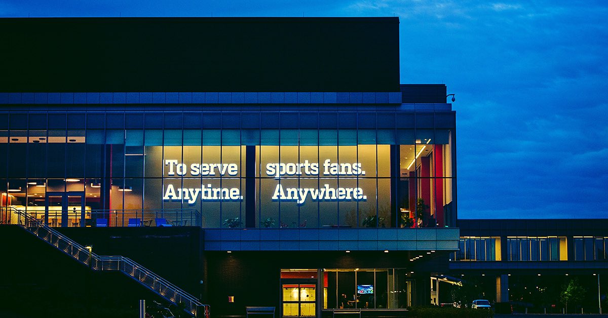 aaron's tweet photo. The greatest times of my professional life, including meeting some of my best friends and colleagues, happened at @ESPN. I'm looking forward to their next 40 years of storytelling and innovation! #ESPN40 #ILoveESPN3000 https://t.co/CcWarWDWEO