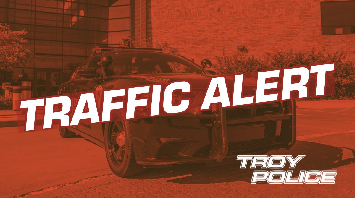 TroyMI_Police's tweet photo. I-75 will be CLOSED tonight from midnight to 1 am at Wattles for a repair. NB cars must exit at Rochester &amp; SB cars must exit at Crooks. @WWJTraffic https://t.co/DarioGSIPB
