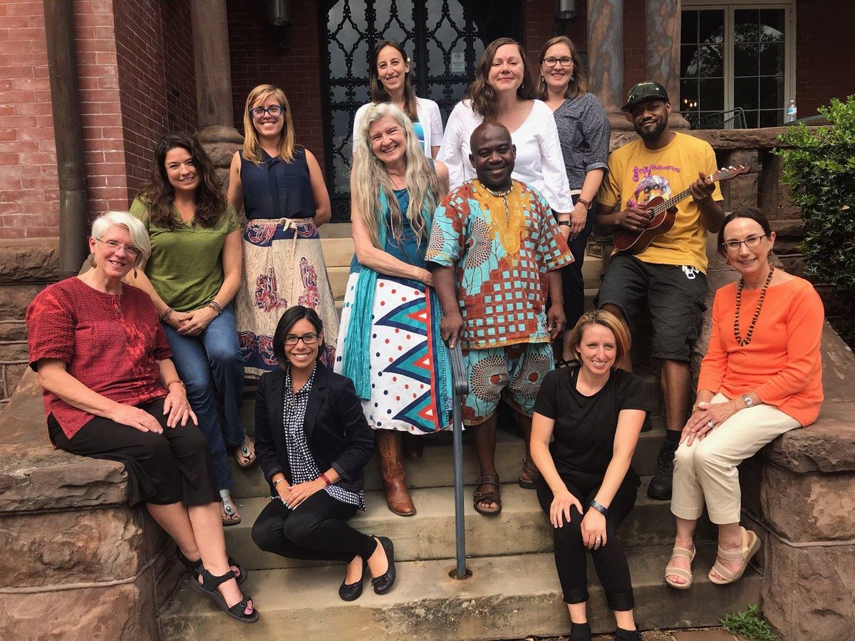 MaryAddie's tweet photo. Yay! Meet the first ever class of #teachingartists for our brand new @WolfTrap_Edu affiliate at the University of Tennessee at Chattanooga! #artsed #earlyed #artsintegration https://t.co/IYEGIFJSoY