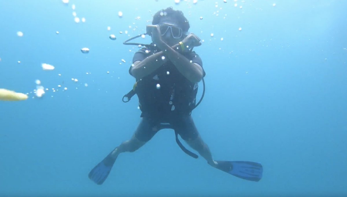 xteam's tweet photo. The X underwater in Watumu, Kenya. https://t.co/LojGJhhgCo