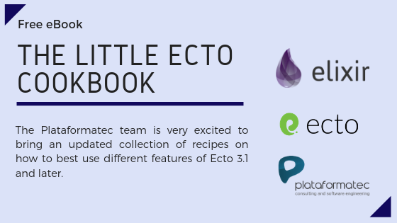 plataformatec's tweet image. We're very grateful for all the feedback provided by the community in the last couple of months since we released The Little Ecto Cookbook. Today we're releasing version 1.03 of the ebook.
Further feedback is appreciated! 💜
Get it here: bit.ly/Thelittleectoc…