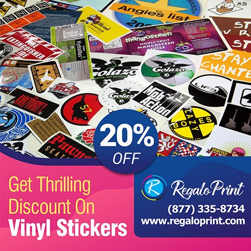 robrtanderson's tweet photo. @RegaloPrint offers thrilling super #September sales discount on #Vinyl #Stickers. 
Visit https://t.co/KO1ShVxjWe

#printing #vinylSticker #StickerPrinting #PrintStickers #CustomStickers #VinlyPrinting #sticker #CustomizedStickers #CustomVinylStickers https://t.co/bqlCmpd0QK