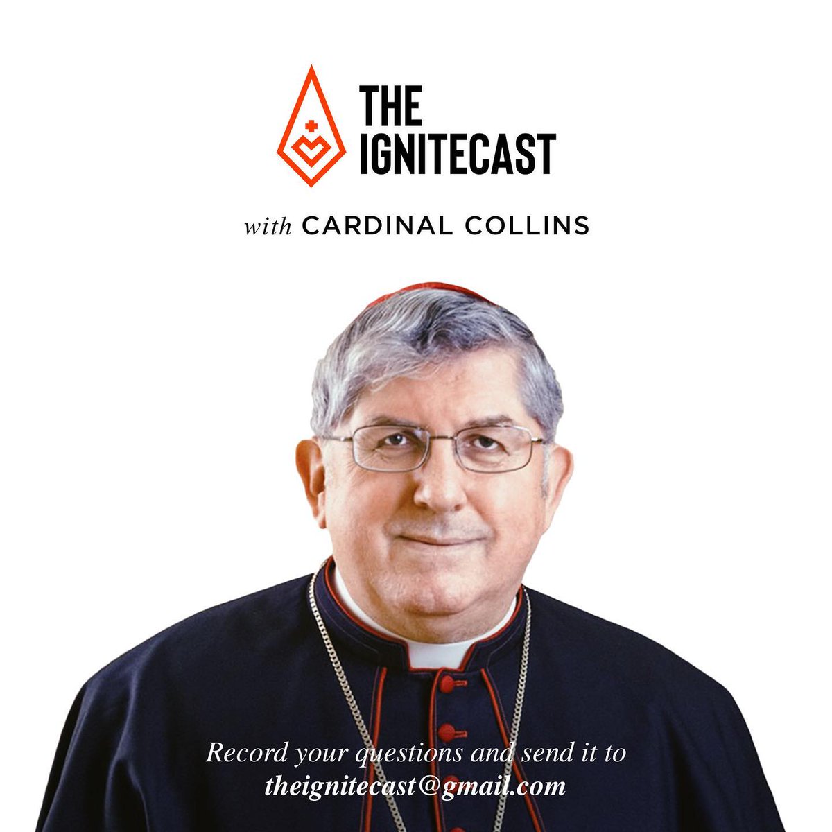 TheIgnitecast's tweet photo. Hey, #CatholicTwitter got questions to a Cardinal of the Church that you would like answered? Send your questions to theignitecast@gmail.com https://t.co/knSe2rePsl