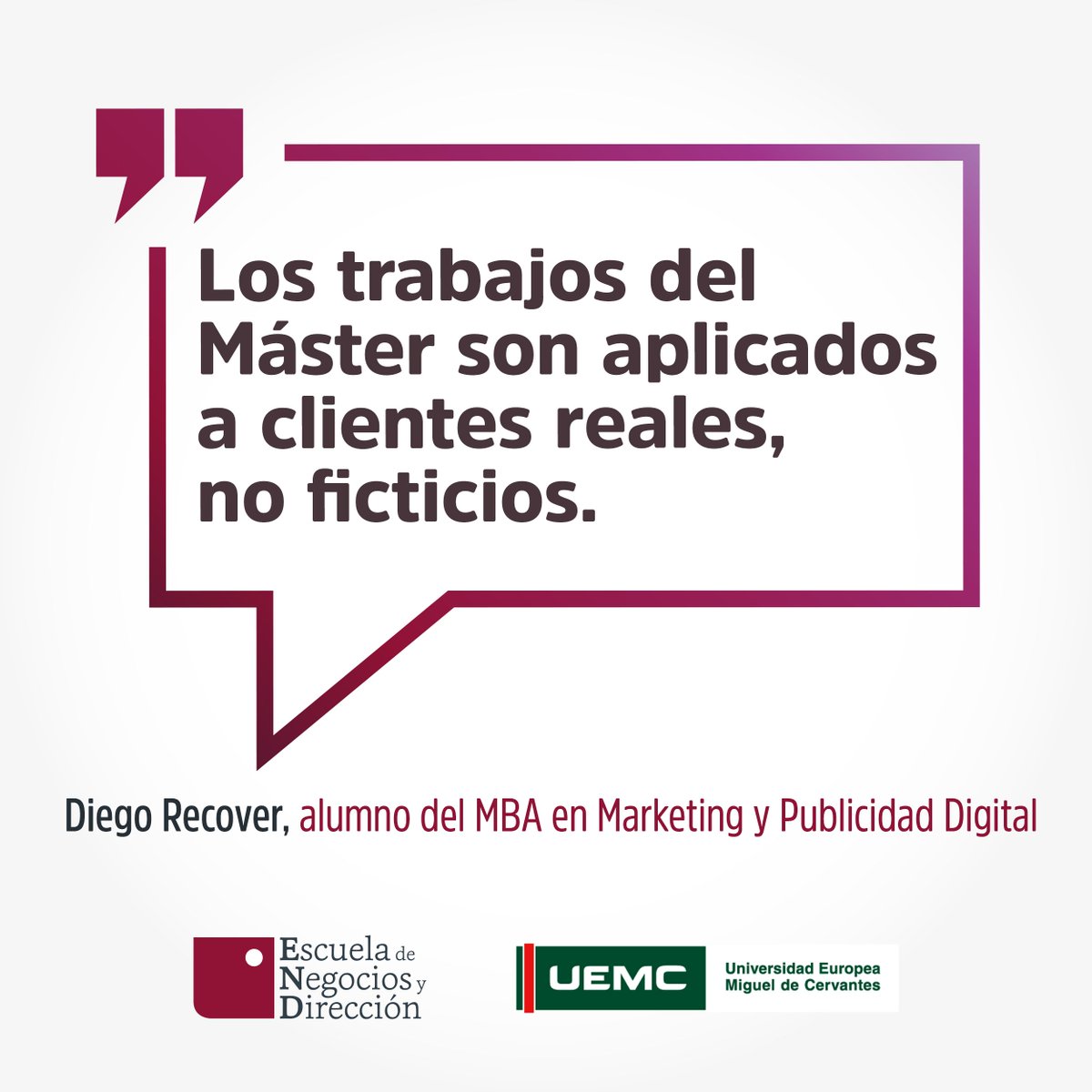 e_global_'s tweet photo. Algo que distingue a los MBA de la @EscueladeNyD es el aprendizaje con casos reales, como destaca uno de sus alumnos. Recuerda que puedes estudiar uno de sus programas totalmente en línea. Más información ➡️https://t.co/qQc6nGsv69 https://t.co/EAXAtJC05R