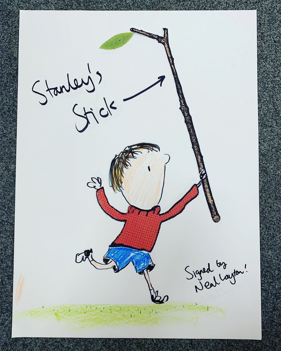 CharlotteRice_'s tweet photo. A great morning spent with author and illustrator Neal Layton, launching our ‘Our Wonderful World’ topic using ‘Stanley’s Stick’ as a focus text for the half term. Very inspiring! #authorvisit #localauthor #teaching #writing #reading https://t.co/zNSGQFlepa