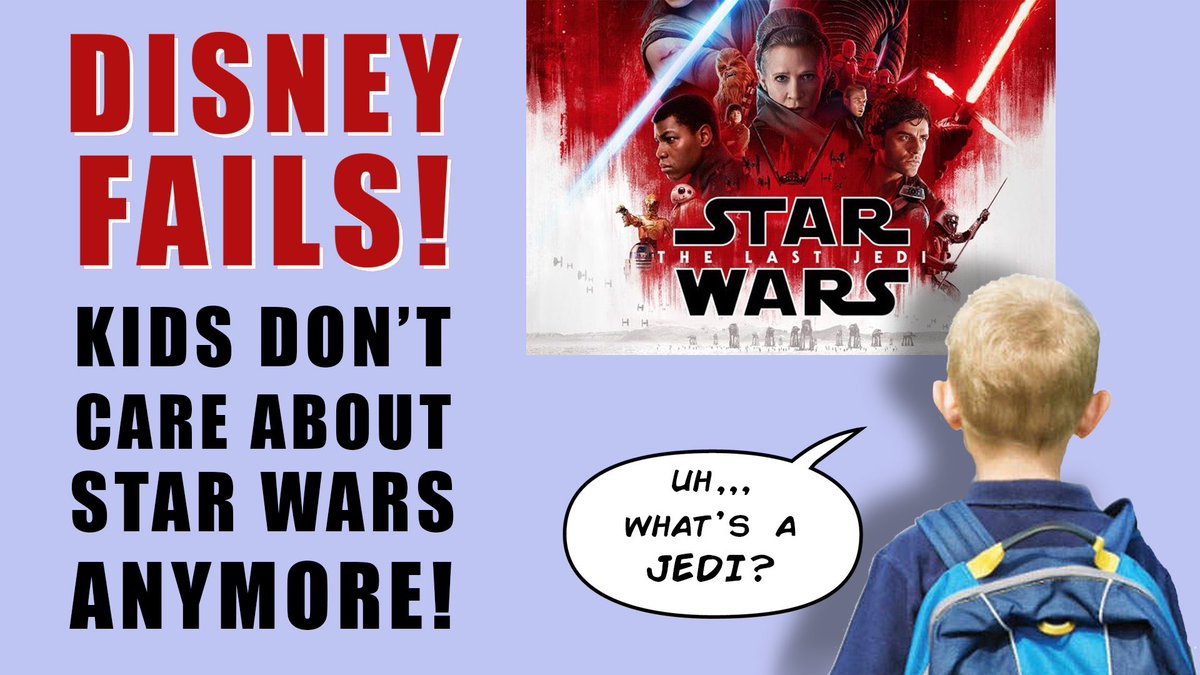 doomcock's tweet photo. Disney has ruined Star Wars! They have lost an entire generation now, according to my spy who reports on the decline Star Wars popularity in her school, as well as the lamentable state of education in this once great country of ours.    https://t.co/QrHGboWVYx https://t.co/WoTx8h86SB