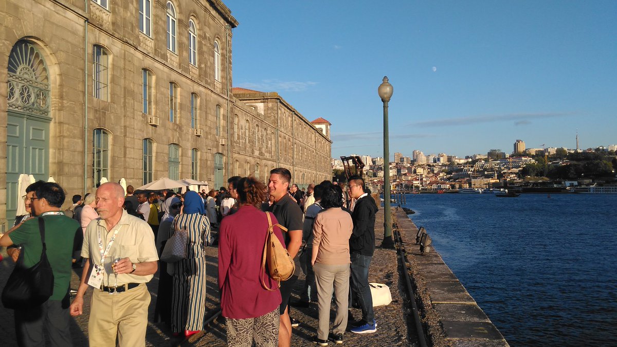 Cocktail overlooking the river!