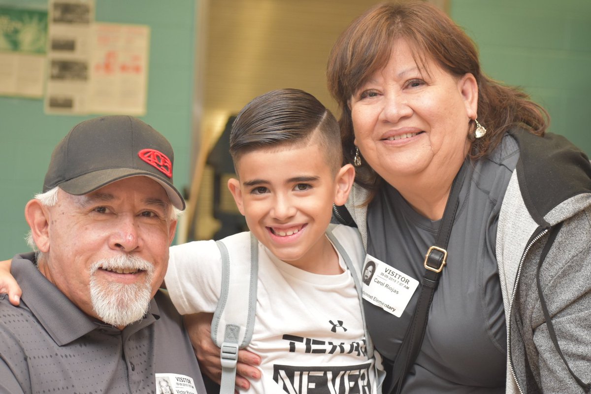 We ❤️ seeing these wonderful smiles on display at Bluebonnet Elementary School this morning. The campus celebrated Grandparents Day with a special breakfast.