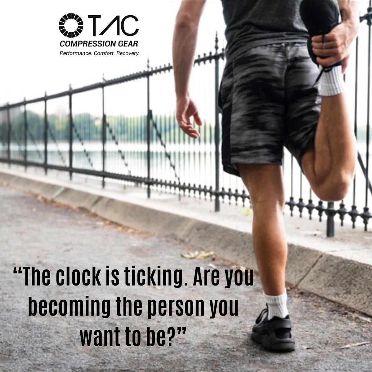 TAC_Performance's tweet image. “The clock is ticking. Are you becoming the person you want to be?”