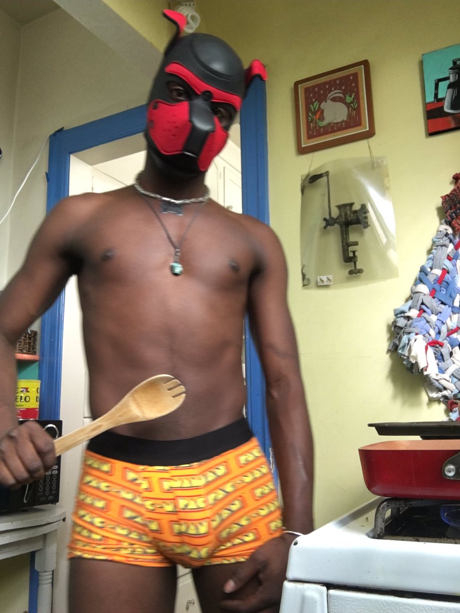 BlackPupMoan's tweet photo. Good Morning SIRS,Dads & Pups May I serve your breakfast? #daddiesboy #gayfit #gaystoner #stonerpup #neoprenepup #staycosmic #kinkboy #gaybutts #gayscruff #bootyworship #blackmen #pupfirstasklater #gaypup #gayfetish #gaysanfrancisco https://t.co/so6JDi8hEp