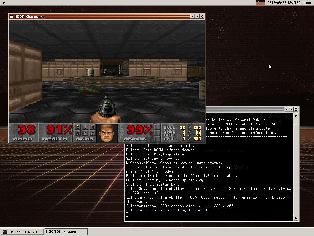 awesomekling's tweet image. Major milestone: DOOM running on #SerenityOS 😀🎉🤘
