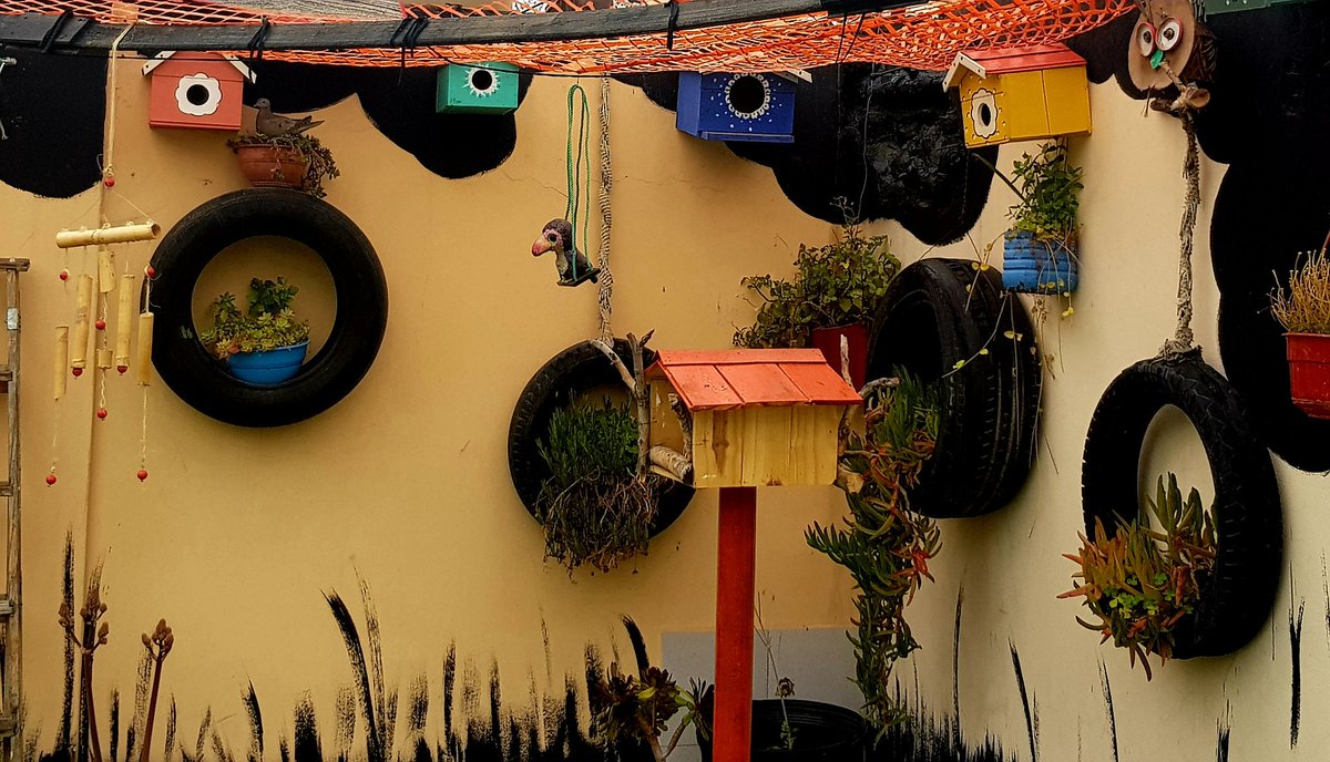 confluhostal's tweet photo. La terraza de #HostelConfluencia  tiene un rincón para los pájaros. La palomita 🕊 mimada decidió poner 2 🥚🥚. Adivinen en cuál de todas las casitas hizo nido??
.
.
.
.

#terraza #hostel #amorporlosanimales #naturaleza #huéspedes #mendoza #alojamiento #vacaciones #primavera https://t.co/eJW3MsMfhz