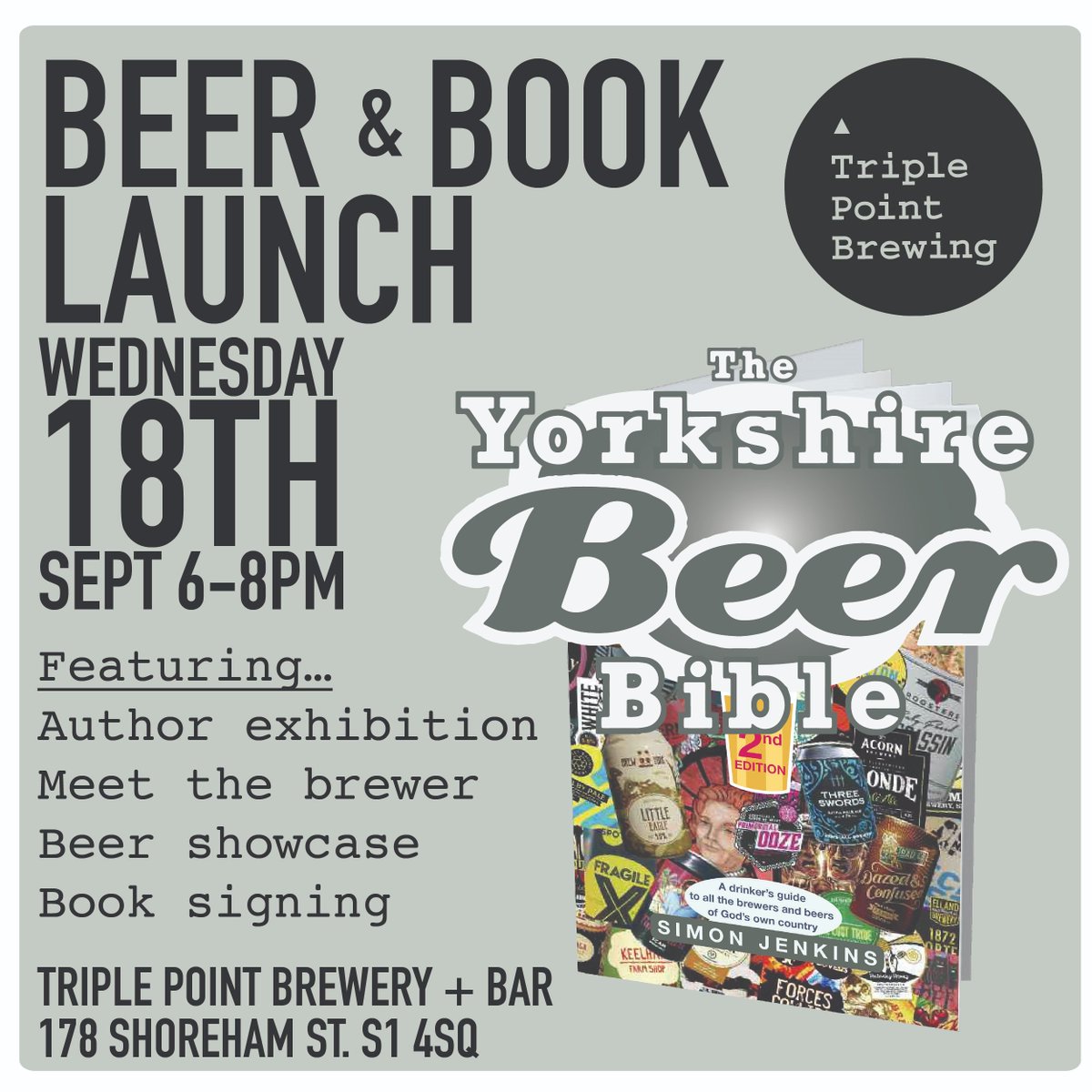 If you're around in Sheffield next week, and fancy a beer, it would be great to see you here. Please RT.