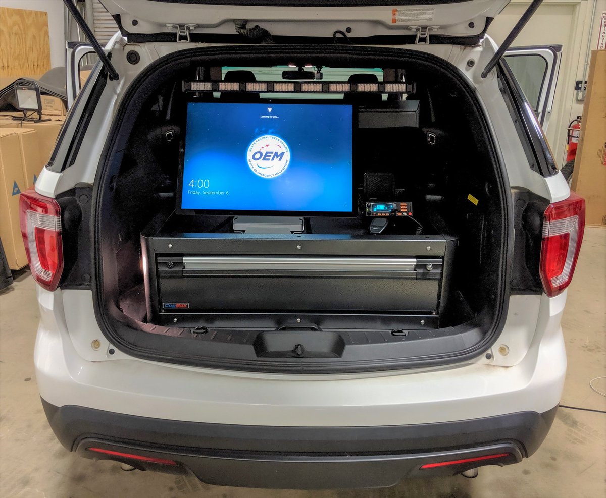 _CTech's tweet photo. Congrats to the North Central Texas College Office of #Emergency #Management for the installation of their new #CopBox! Customized for outreach and education purposes, this specially-equipped CopBox will help support the department's goal of keeping the college community safe! https://t.co/5SlKIpzL3z