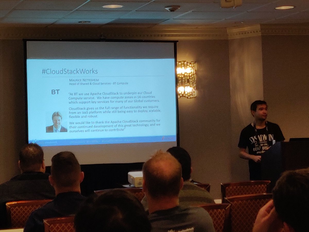 RohitYadavCloud's tweet image. Look who's using Apache #CloudStack - "BT" #CloudStackWorks #cccus19 #acna19 #apachecon