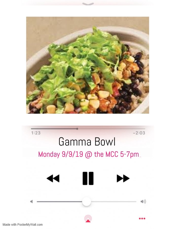 WiuGammas's tweet image. TODAY!!!! Feeling a little hungry? Well don’t snooze and come to the MCC For a delicious Gamma Bowl!!! Hope to see you there #GammaWeek #GammaBowl #ΣΛΓ #WIU