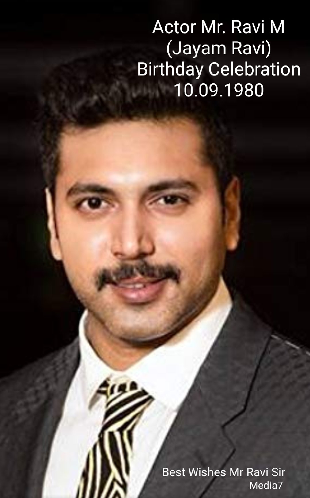 Jayam Ravi Sir...

Happy Birthday wishes..

Wish you all the best.. 