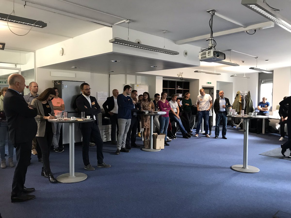 brigittevienna's tweet photo. Welcome Breakfast with 10 new startups at INiTS Startup Camp#12 &amp; great partners #startup #scaleup  #aplusb @INiTS_at https://t.co/EgWcYmkDy1