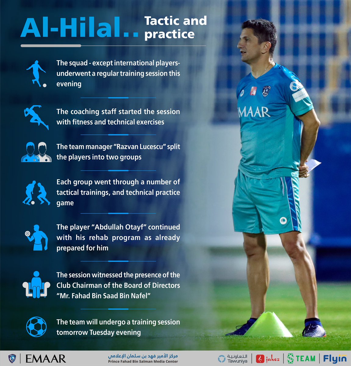 Alhilal_EN's tweet photo. #AlHilal .. Tactic and practice ⚽️
#AlHilal_Infographic 📄 https://t.co/4e4nBBf93C