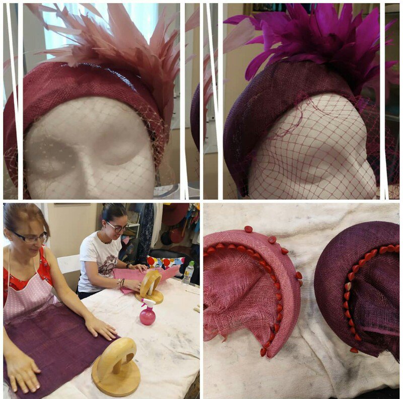 Retocados's tweet photo. Cómo disfrutamos impartiendo nuestro curso de #diademas XL en #Sevilla #sombrereria #tocados #sombreros #invitadasperfectas #invitadas #coronitasdenovias #coronitas #diademasxl #tocadoSevilla https://t.co/OFm8o8vSSx