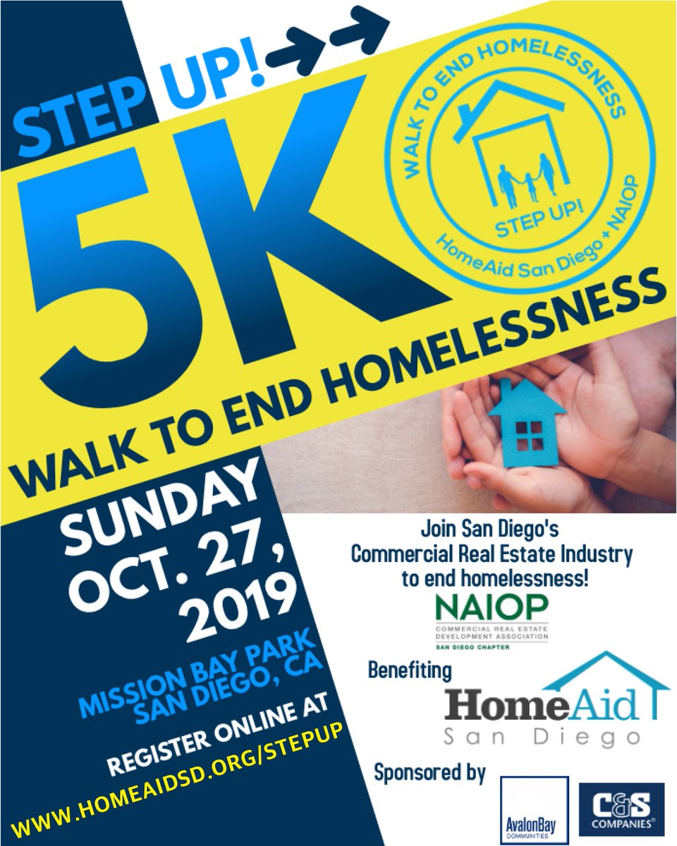 AddirDesign's tweet photo. #StepUp! and join us on October 27th for the Inaugural Walk to End Homelessness 5K along #MissionBay. Learn more about the #homeless issues affecting #SanDiego, what’s being done, and how #You can provide a helping hand.  REGISTER YOUR TEAM NOW @ https://t.co/mauqsd9kDq. https://t.co/sCgFk8UbBa