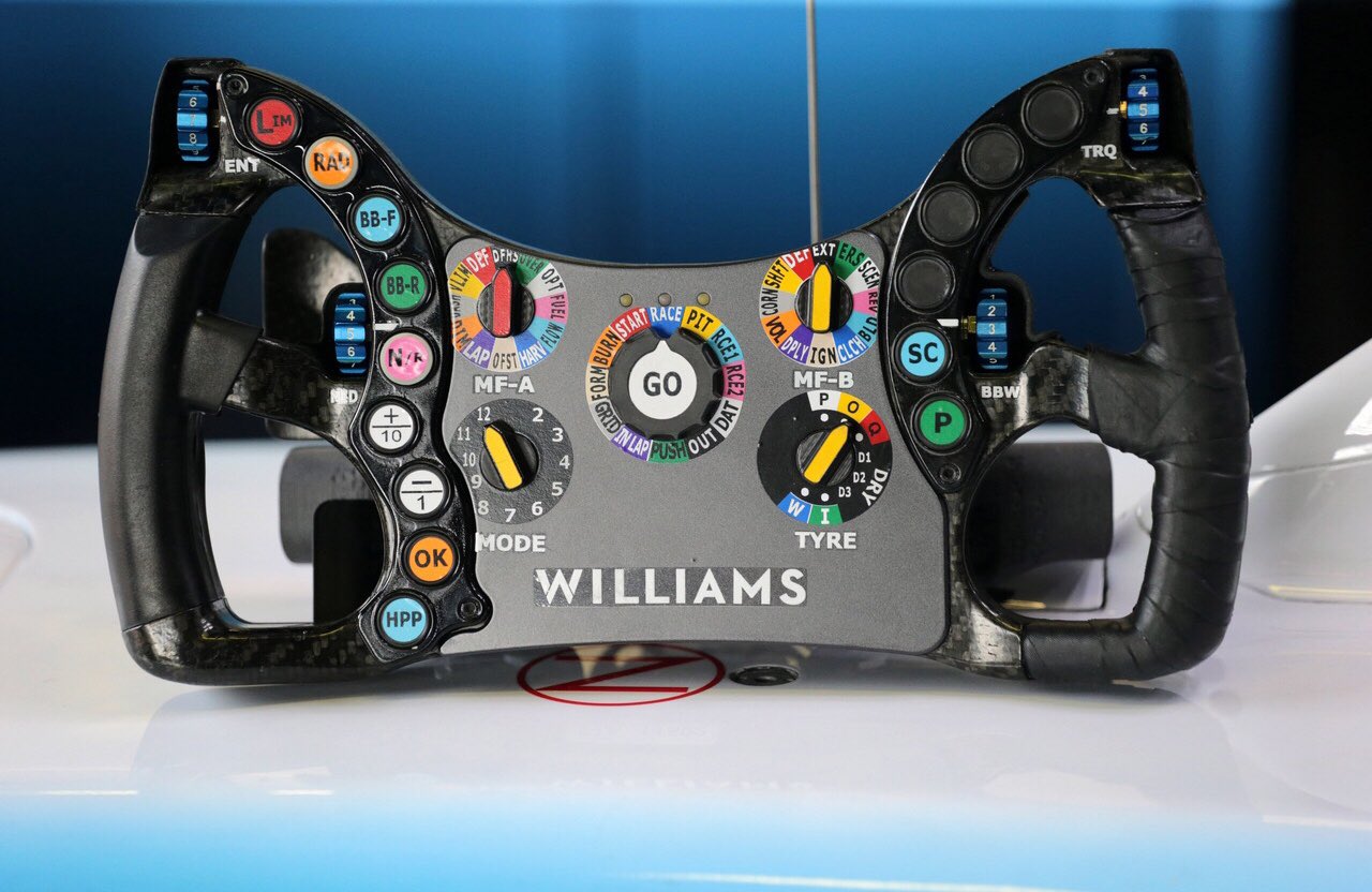 A better shot of Robert's new steering wheel. 