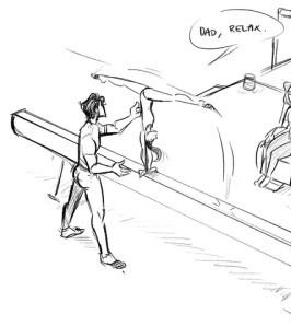 “Always freaking out over nothing!”