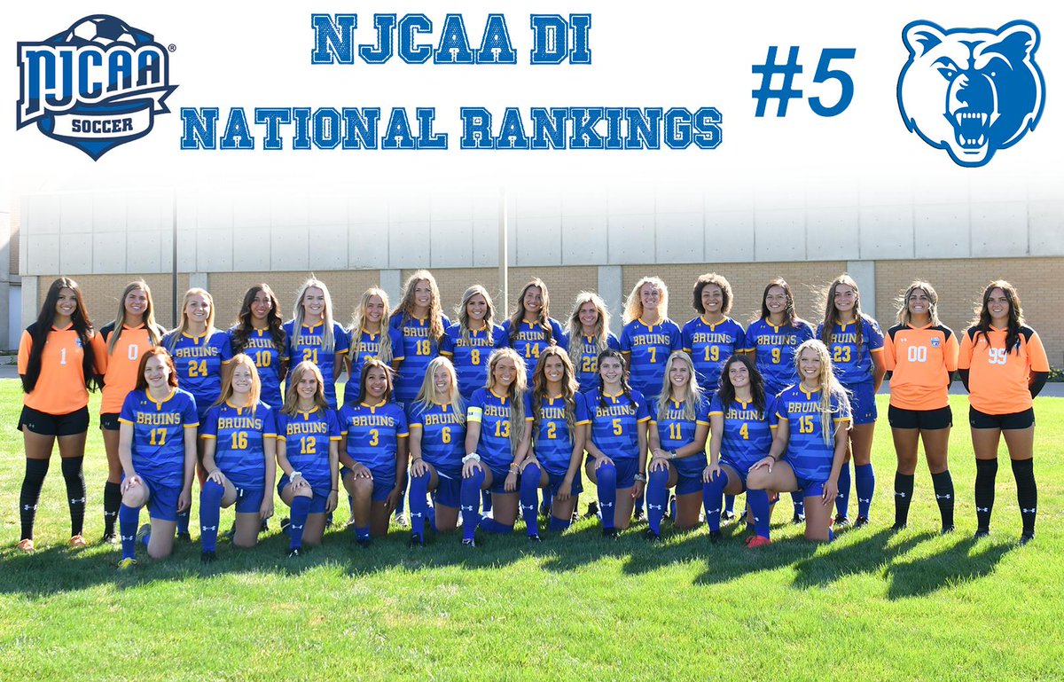 slccbruins's tweet photo. @slcc_wsoccer is also moving on up in this week's NJCAA national poll! Sitting in at #5 this week, the Lady Bruins are getting pumped for their first home opener of the season as they take on @USUEAthletics  this Thursday, 3:00 PM inside Zion's Bank Stadium! https://t.co/yfy9WpDqEQ