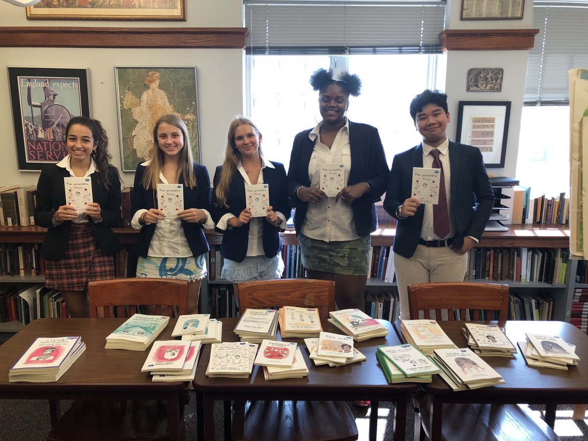 classics_hill's tweet photo. Latin 2 students are excited about their new Free Voluntary Reading (FVR) Library, made possible by a Cutrona Innovation Grant. #classics #langchat #edchat @TheHillSchool https://t.co/pkF5vKvJka