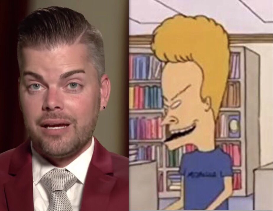 Reality_ChekPlz's tweet photo. @yamo912002 pointed out and now I can’t unsee it 🤦🏻‍♀️ #Tim gives hardcore #Beevis vibes...

#90DayFiance https://t.co/DaEOzuDZ7K