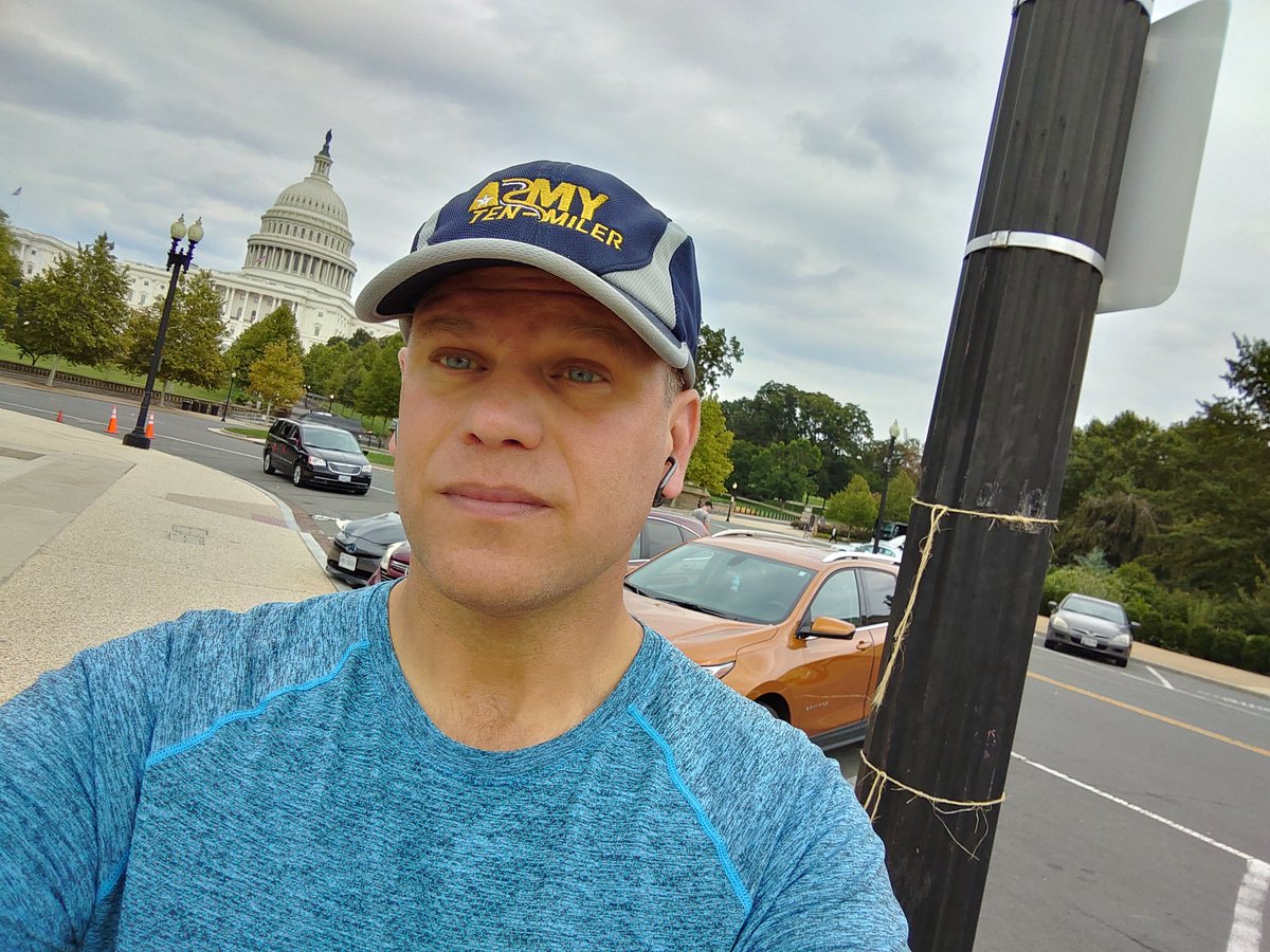 Good 5 mile run tonight.  #armytenmiler is 4 weeks away!